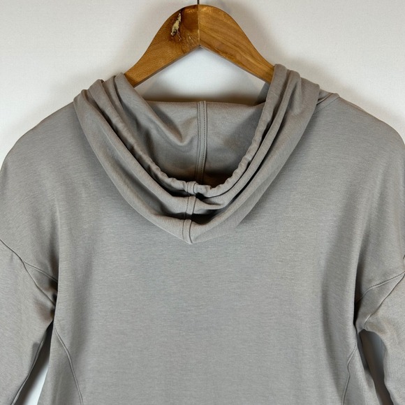 Haven Well Within Womens Zip Up Hoodie Relaxed Fit Gray Casual Jacket Medium - Picture 8 of 8